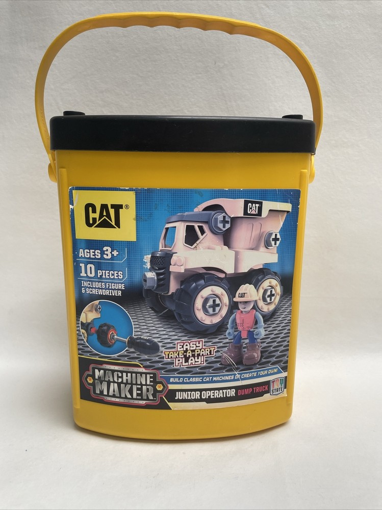 CAT Machine Maker Junior Operator Dump Truck Construction Assembly Kit