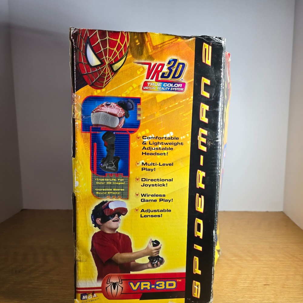 Spider-Man 2 - VR-3D Headset Spider Man Marvel 2004 (Read)