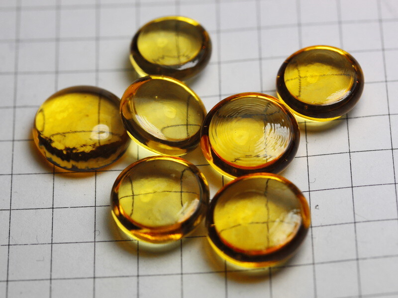 Iridium doped glass bead - Ir3+ doped optical glass - element collection