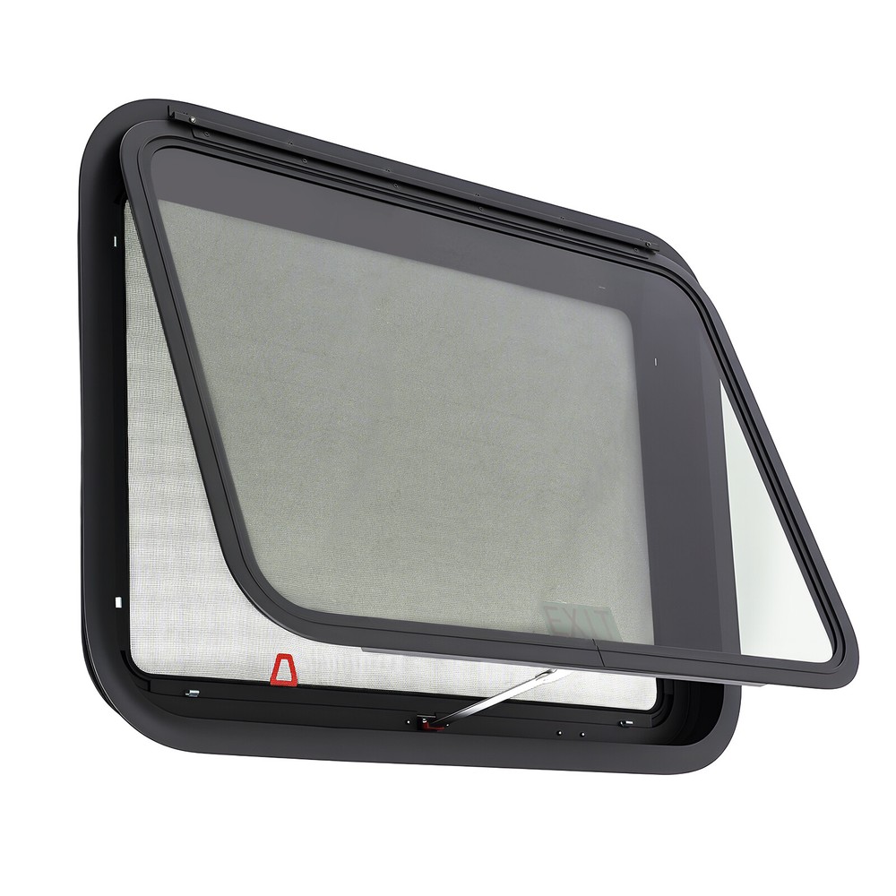 90° Caravan Venting Window RV Push Out Window Trailer Exit Window Rectangular US