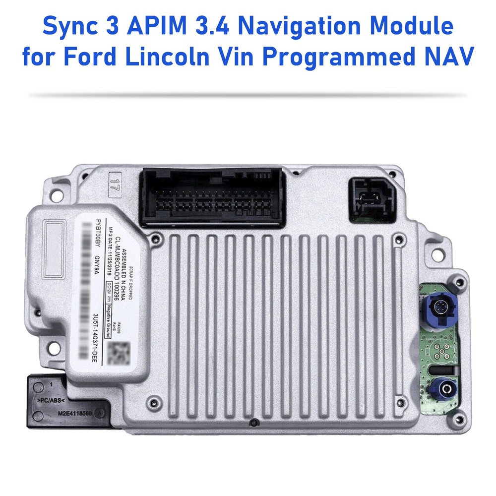 NEW Sync 3 APIM 3.4 Navigation Module for Ford Lincoln Vin Programmed NAV