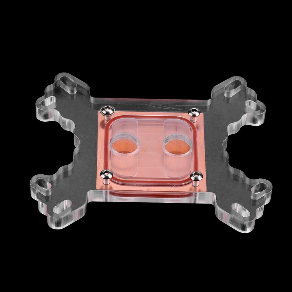 ♡ Universal Computer CPU Water Cooler Block Cooling Block Copper Base No Water