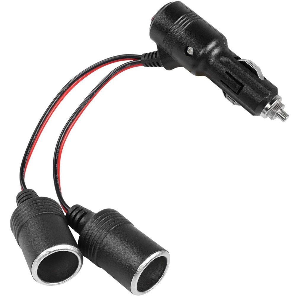 12-24V 10A Input/Output Universal Car Cigarette Lighter Splitter Adapter