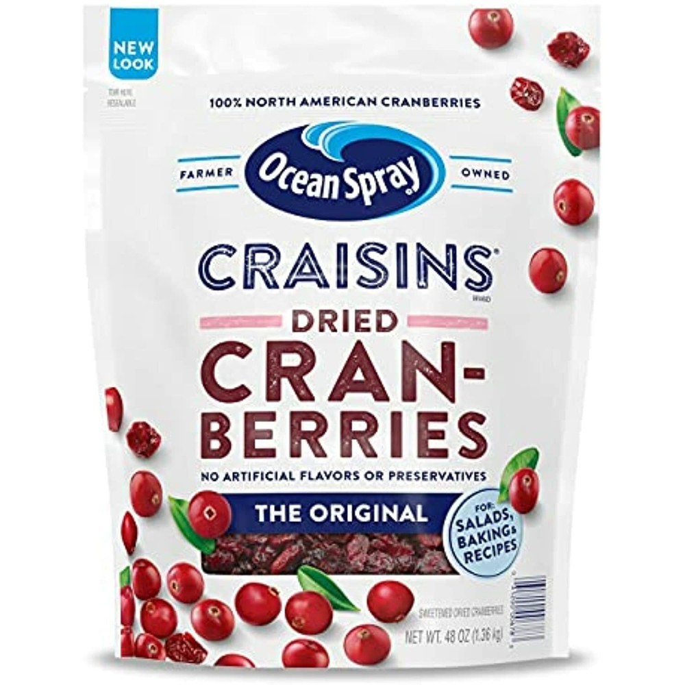 Ocean Spray Craisins Dried Cranberries Fruit Clusters