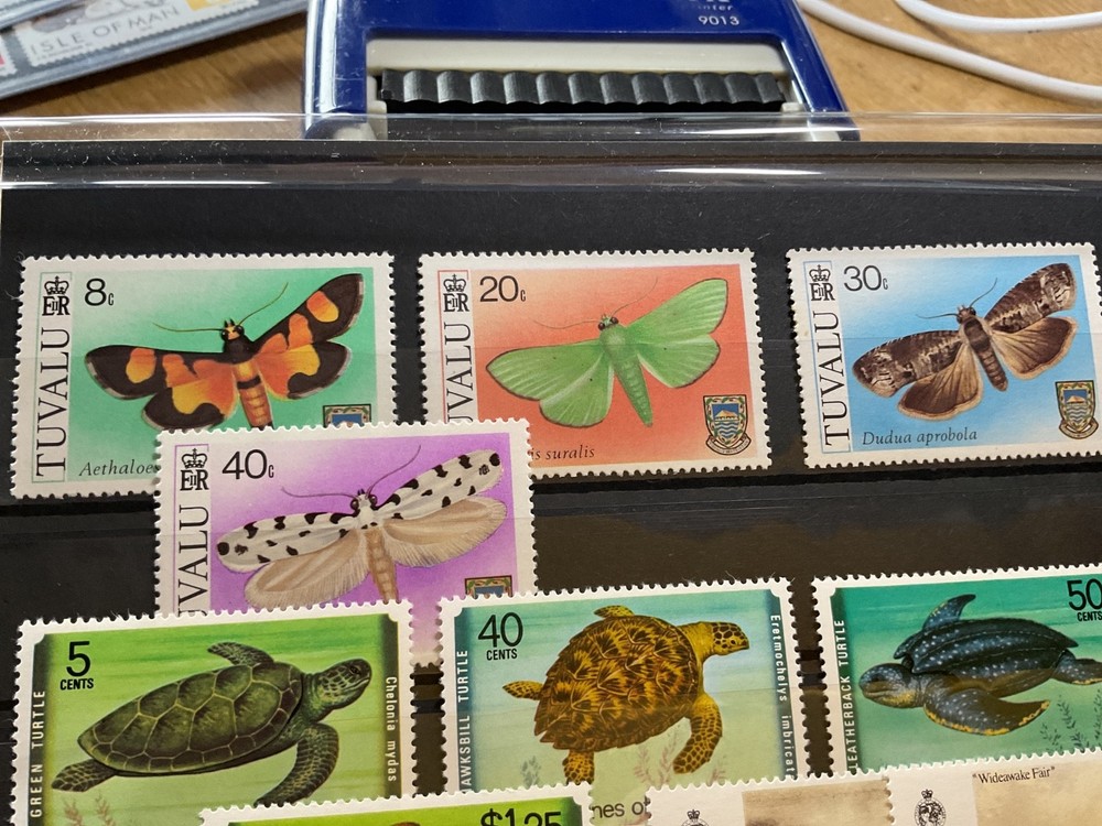 Tuvalu and commonwealth mint never hinged stamps B3643