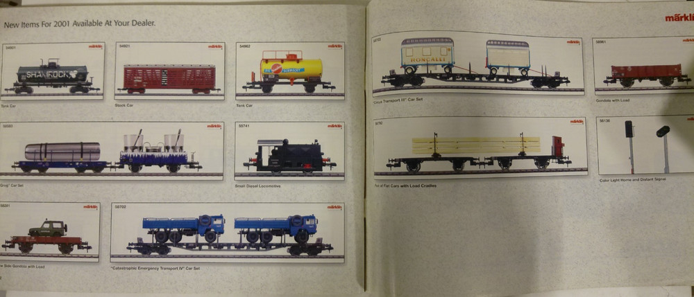 Marklin New Items for 2002 Catalog