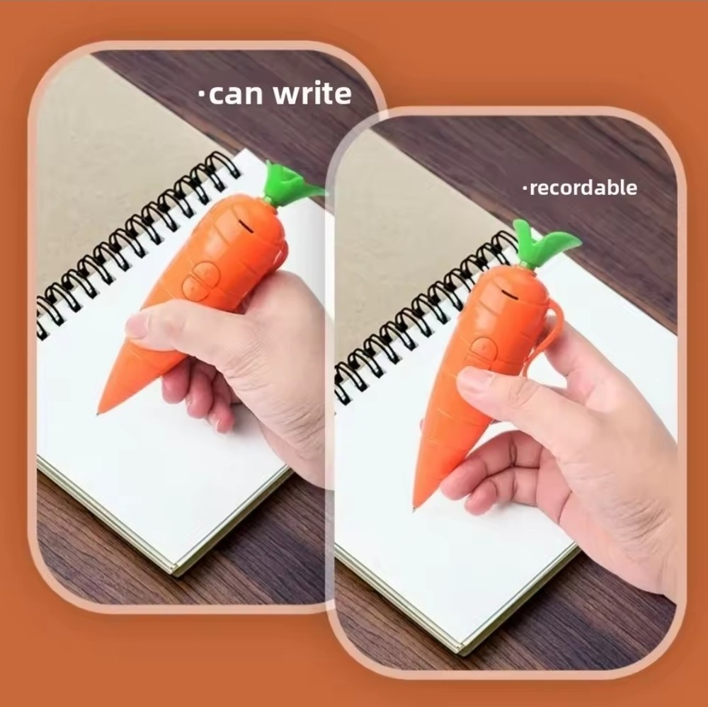 3D Printed Zootopia 2 Judy's Carrot Recorder Pen with Stand 1:1 Scale & Function