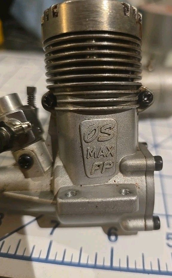 VINTAGE ~ O.S. MAX 40 FP, RC Airplane Model Engine w/ Muffler
