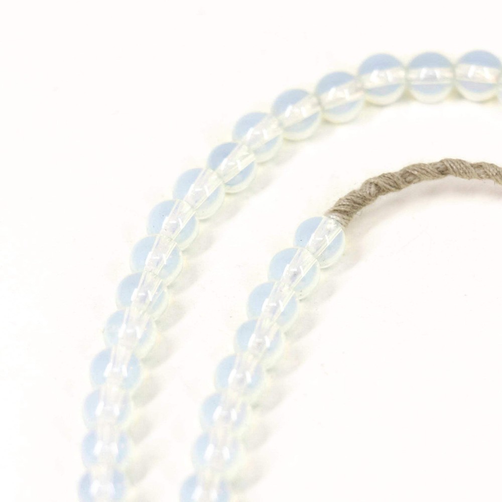 Moon Opalescent Trade Beads Czech