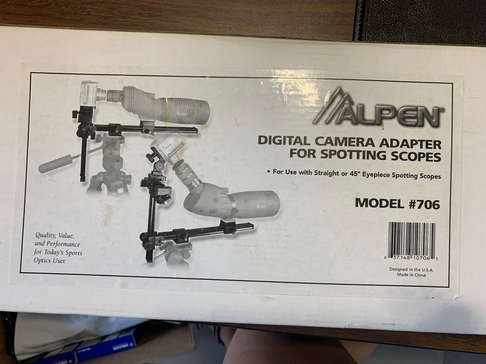 Alpen Digital Camera Adapter For Spotting Scopes (706)
