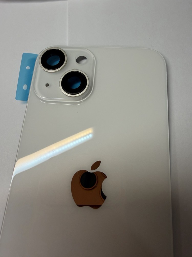 iPhone 14 Housing Frame replacement +back Glass OEM Color White