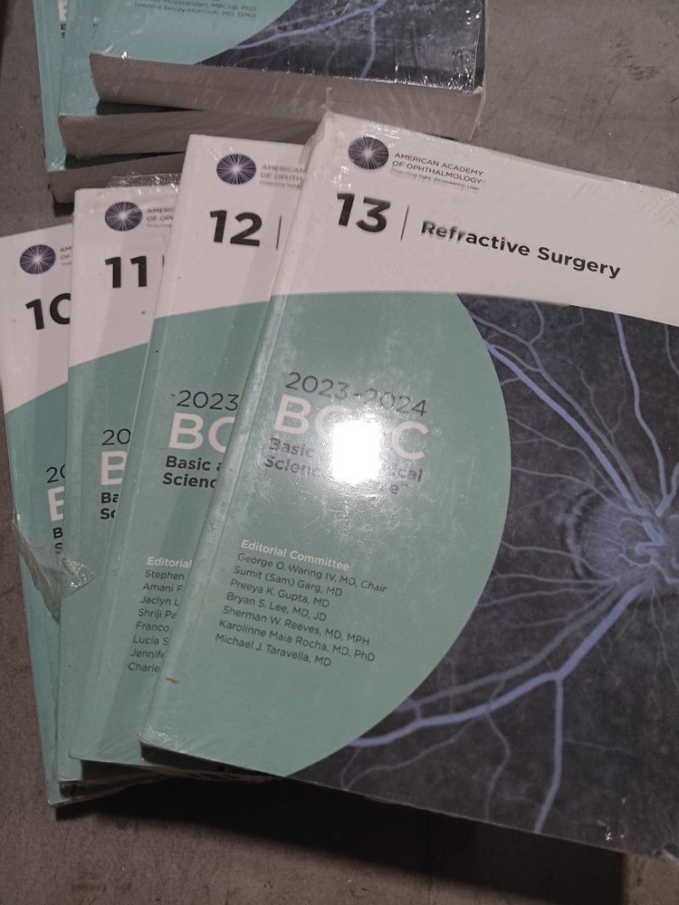 2023-2024 BCSC Basic & Clinical Ophthalmology Science Course Complete Print Set