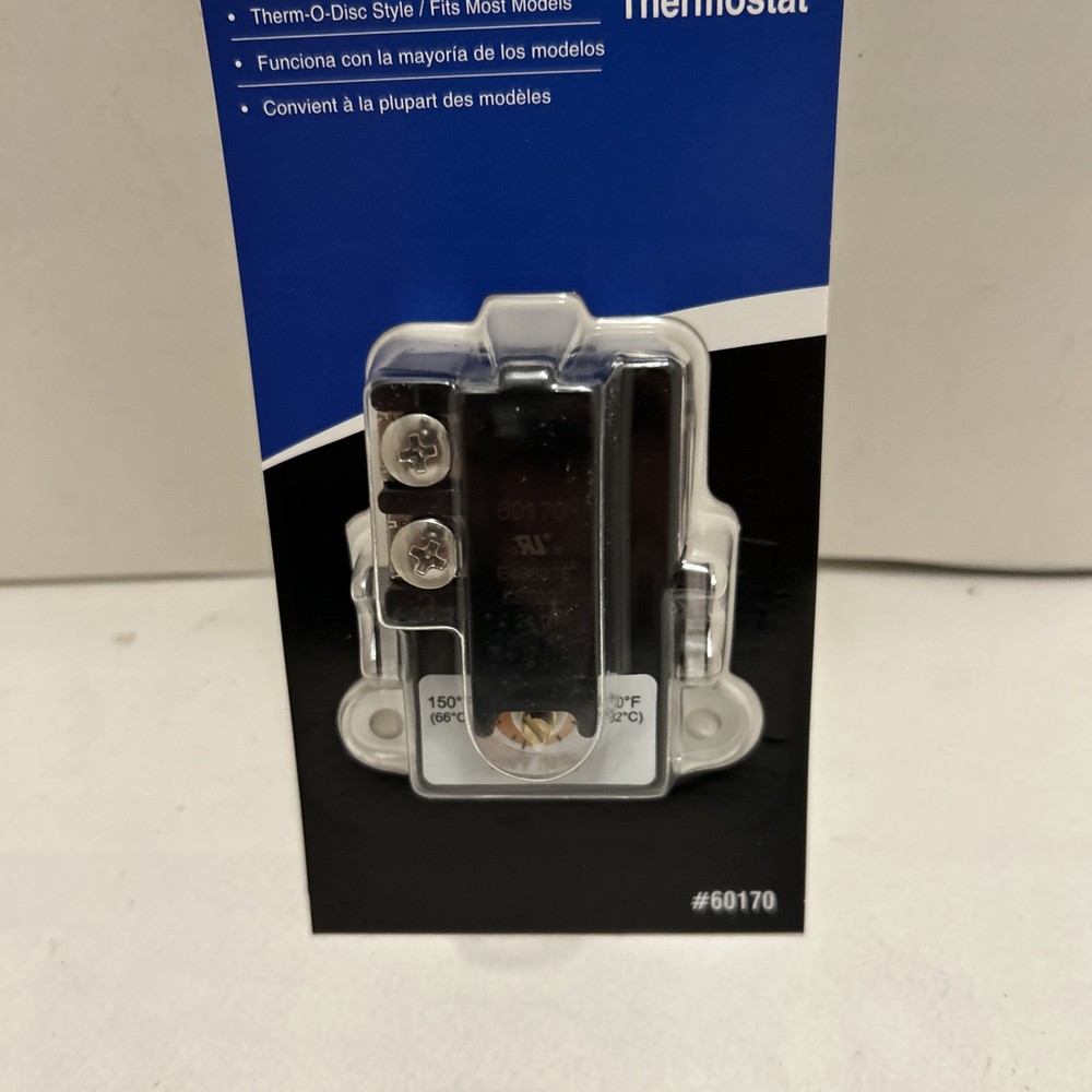 Eastman Lower Element Thermostat for Water Heaters 60170, Therm O Disc Style