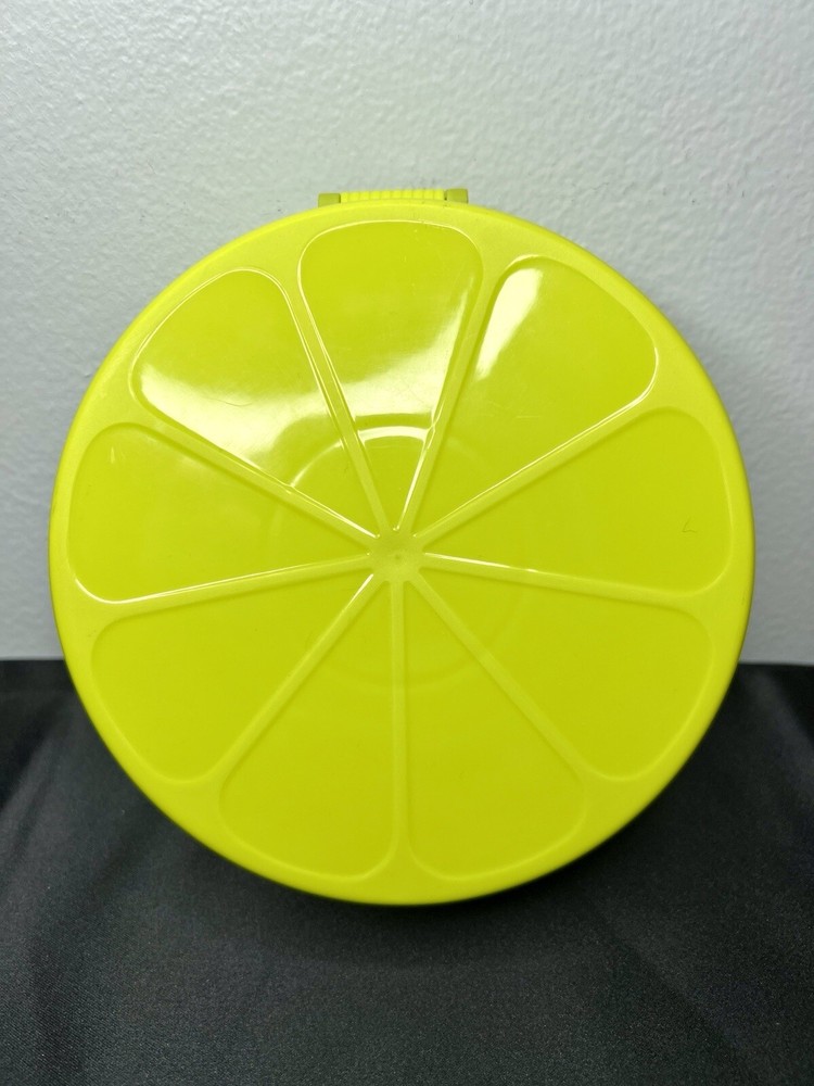 Trudeau Lime Green Citrus Bar Storage Container Interior Juicer Cone Keeper 6"
