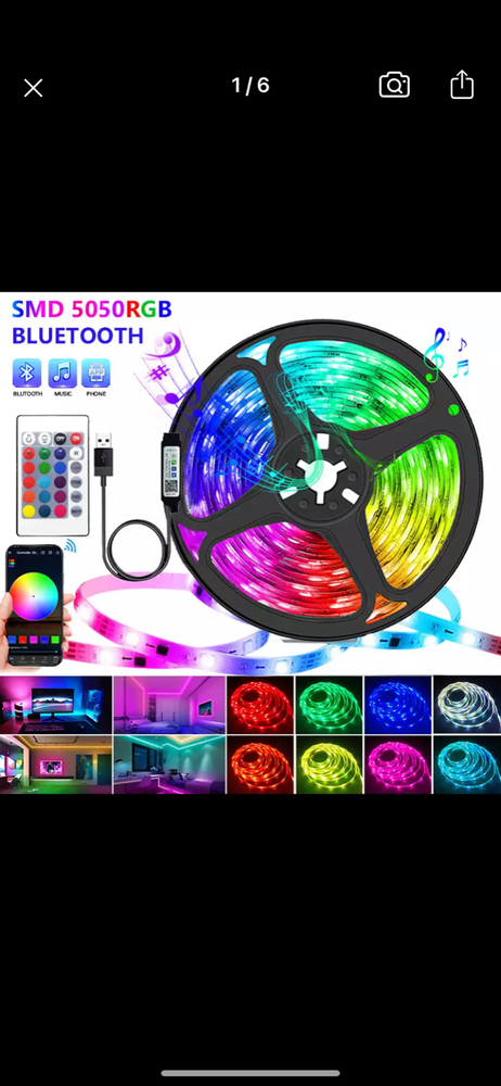 Led light with bluetooth function