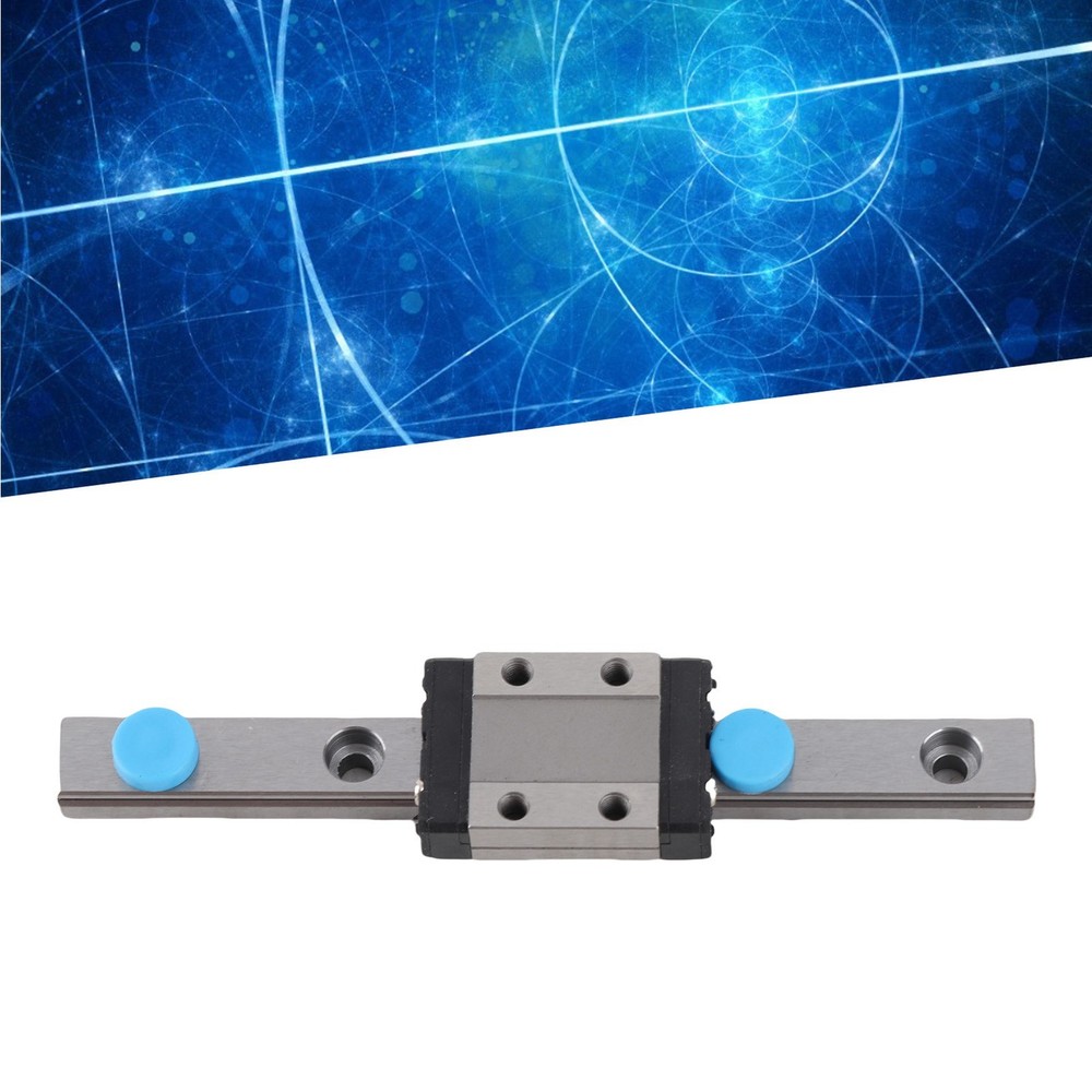 1pc LML9B Miniature Linear Rail Guide Rail 9mm Width Slide Block (100mm)・