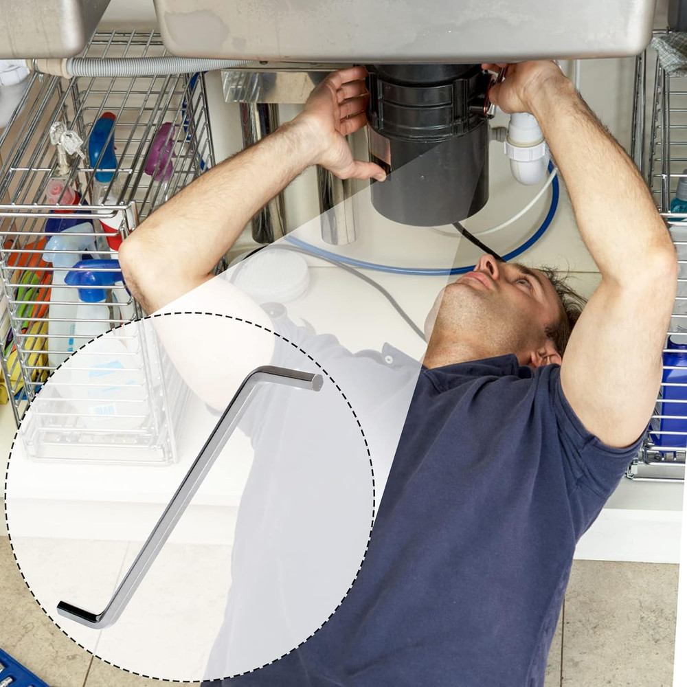 2 Pack Garbage Disposal Wrench Allen Wrench Tool Compatible with Insinkerator Ga