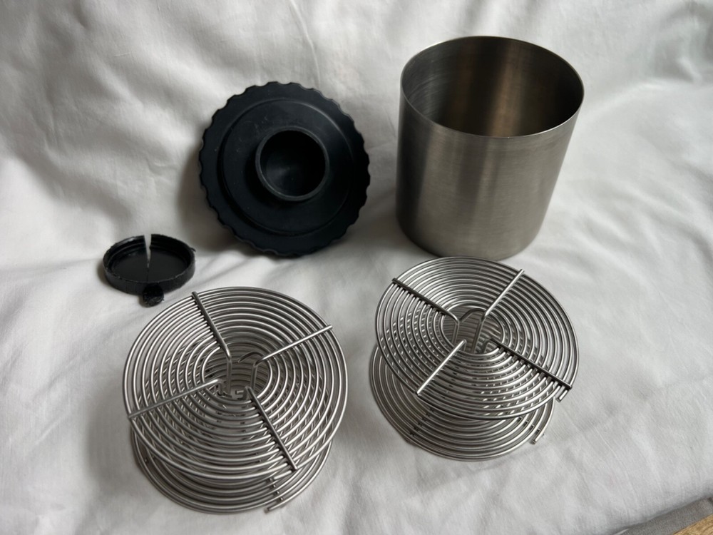4" Stainless Steel Film Developing Tank for 35mm with two holders
