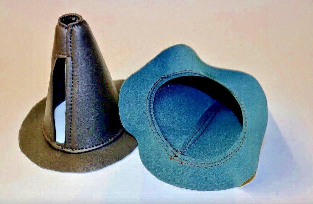 Pair of Black Vinyl Aeronca Style 7 Series, BOOT-Control Stick Socket