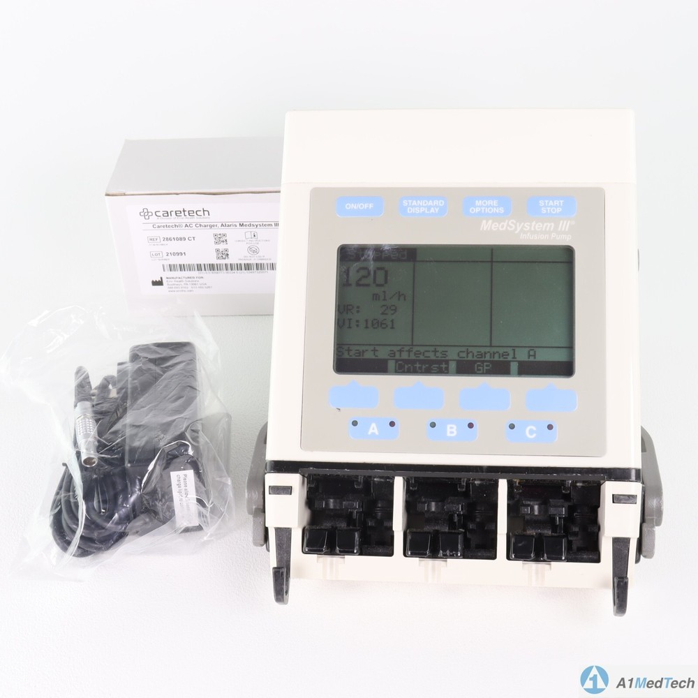 IVAC MedSystem III Pump 2865B with Power Supply