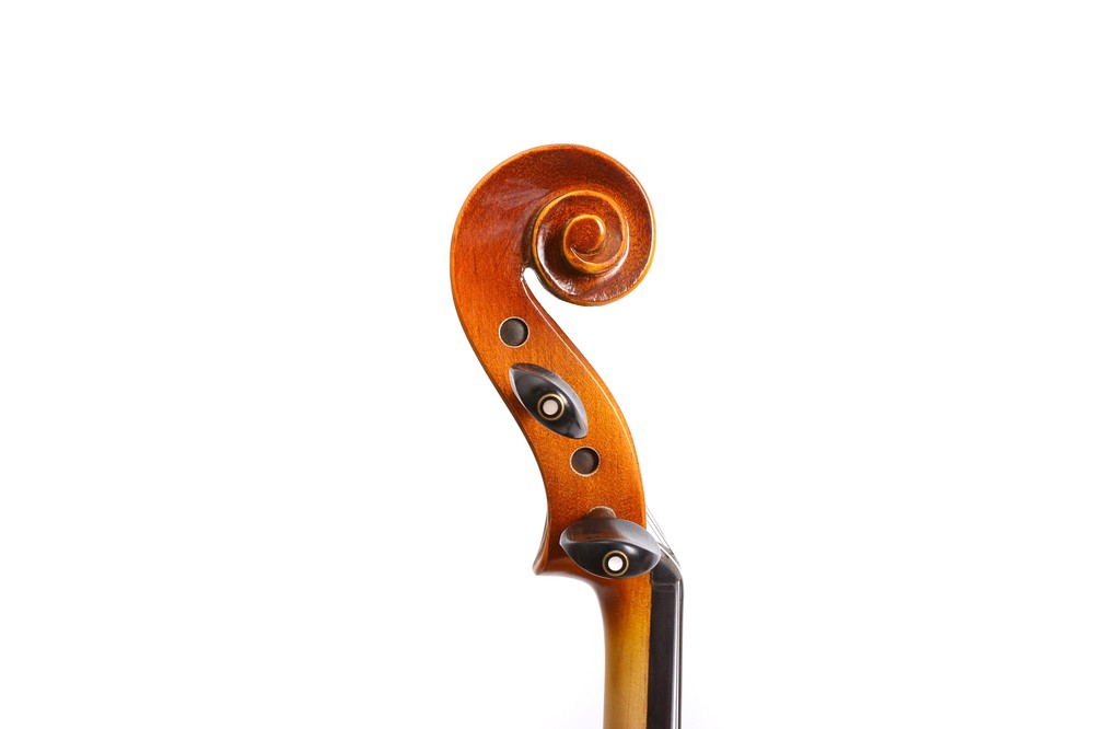 4 String Acoustic Violin Handmade 3/4 Violin for Student Beginners with Case Bow