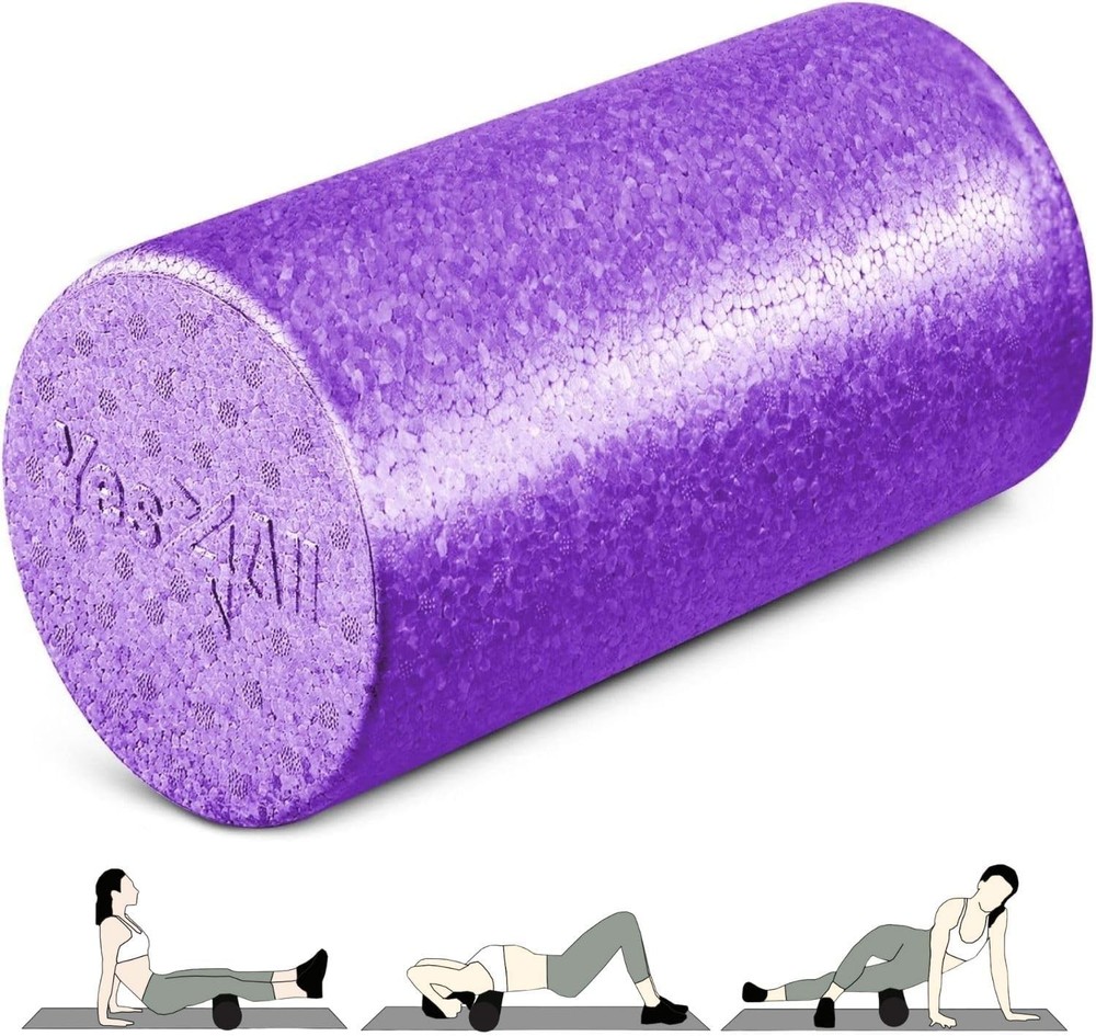 Versatile 12-inch High-Density Foam Roller for Enhanced Flexibility & Mobility