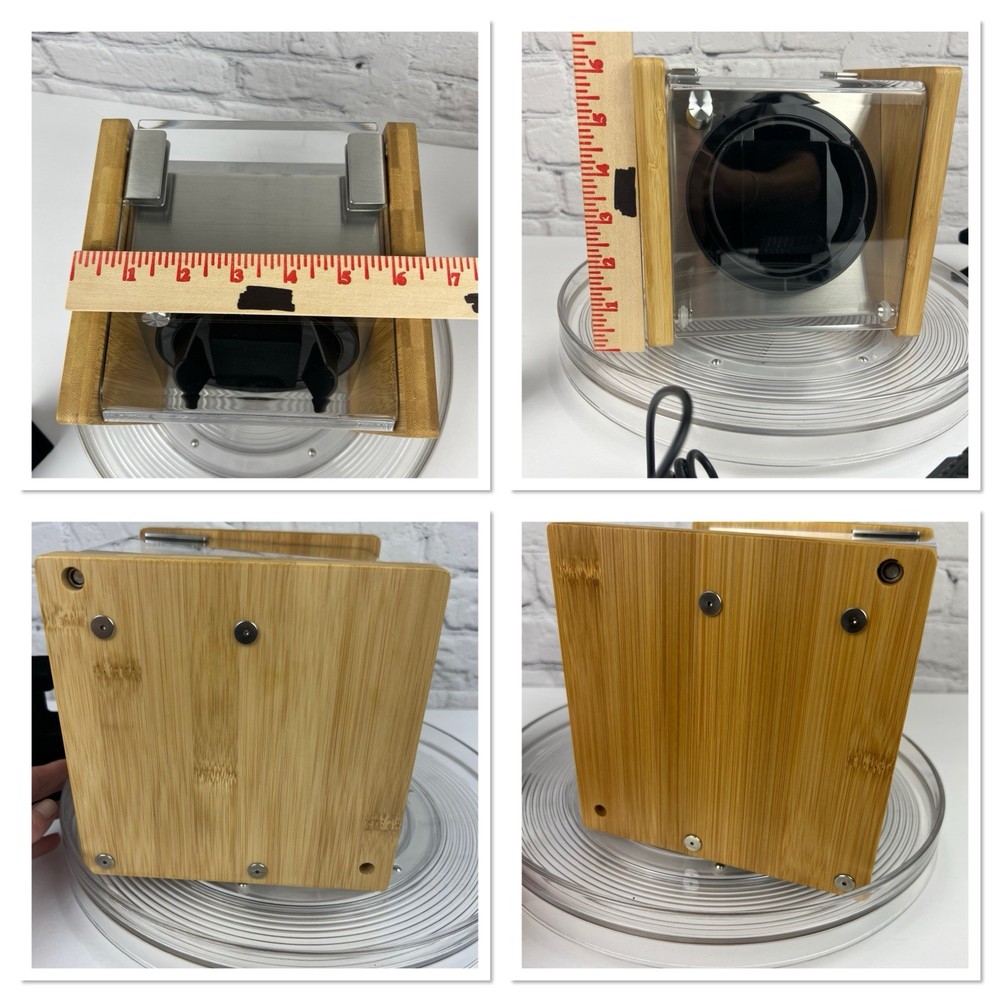 Watch Winder Smith Single Automatic Watch Winder Box Bamboo Tested Works