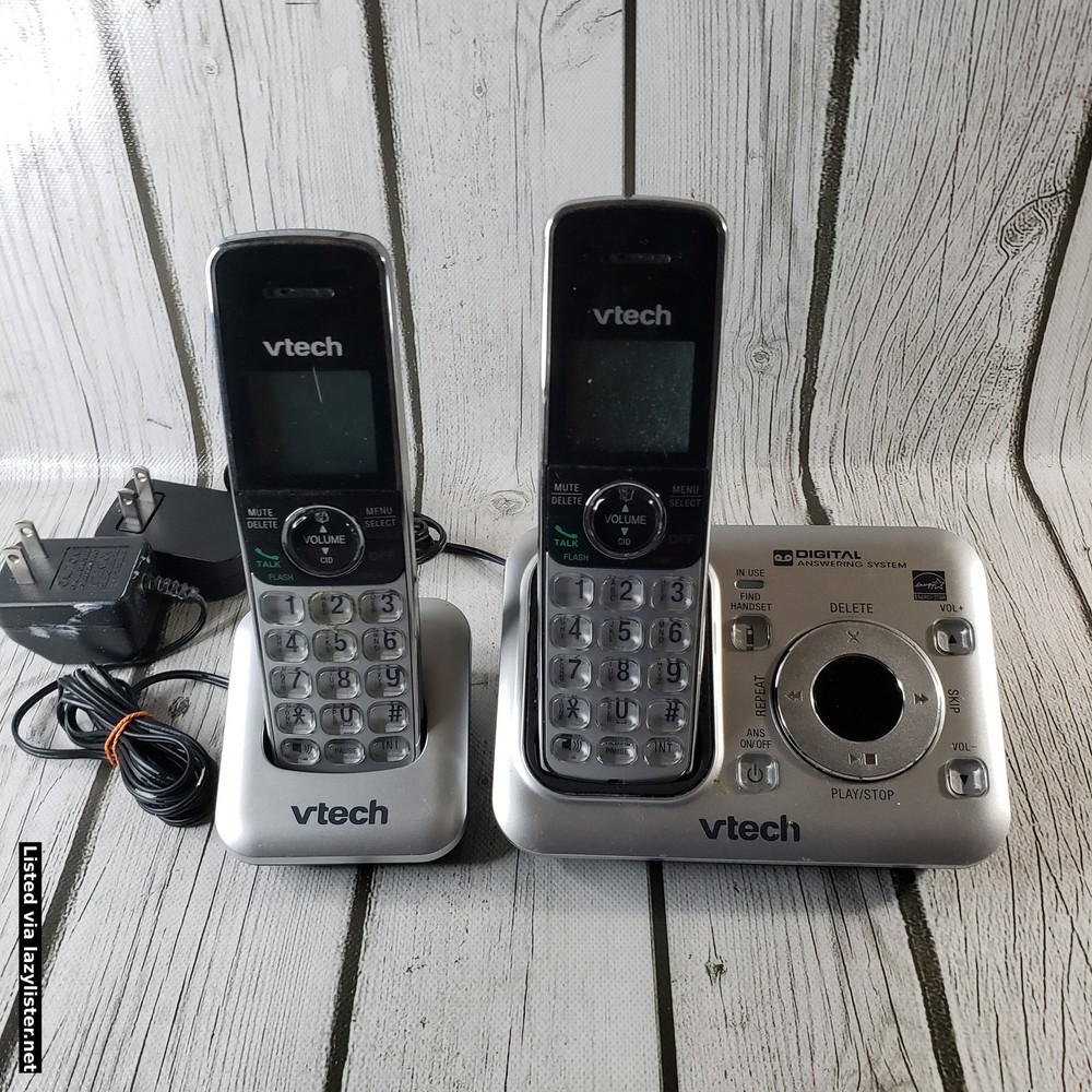VTech DS6151 DECT 6.0 Cordless Phone Answering System w/ 2 Handsets