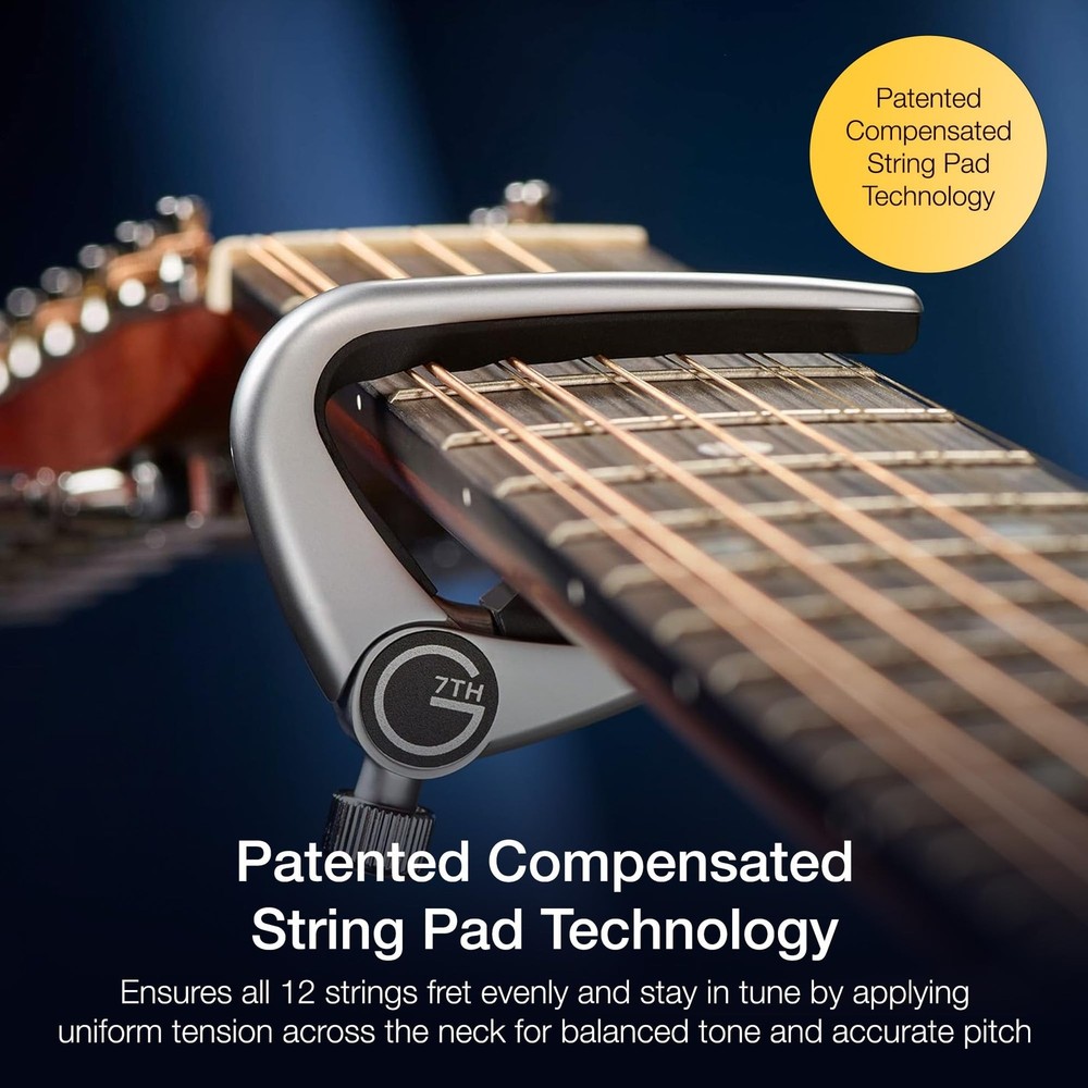 G7th Newport Capo (12 String Silver) 12 String