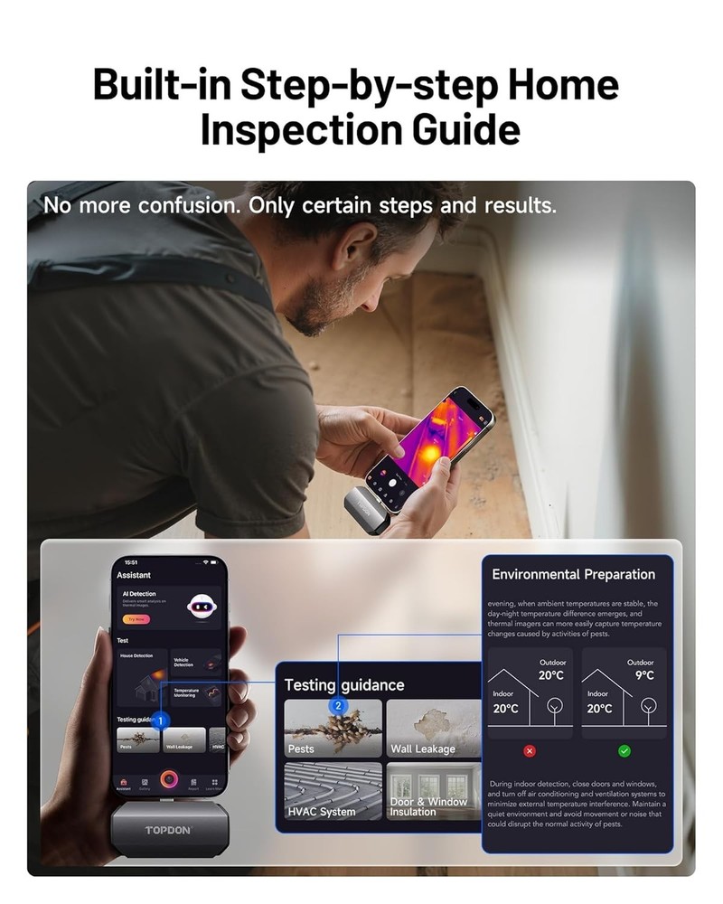 TC002C Duo Thermal Camera, Compatible with Any USB-C iPhone, iPad & Android Devi