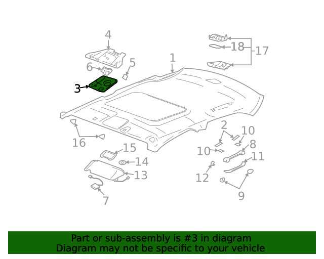 Genuine GM Switch Bezel 19149450