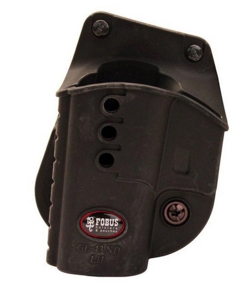 Fobus Evolution Paddle Holster for Fit Glock 43 Black Left Hand - GL43NDLH