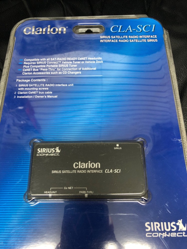 Clarion Sirius Satellite Radio Interface