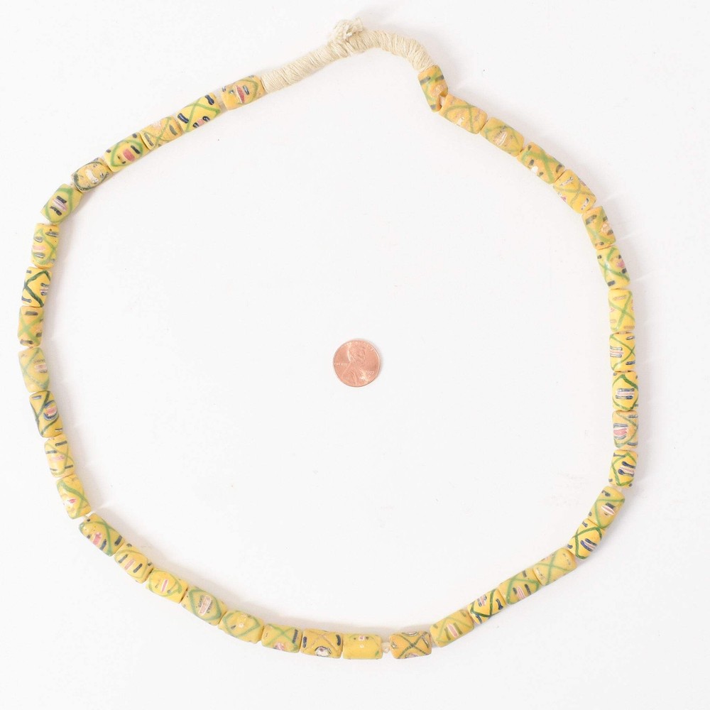 Venetian Yellow Trade Beads