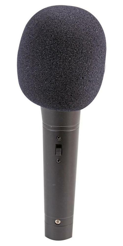 Black Microphone Windshield, Pack of 5 - MWS-BK-5PK