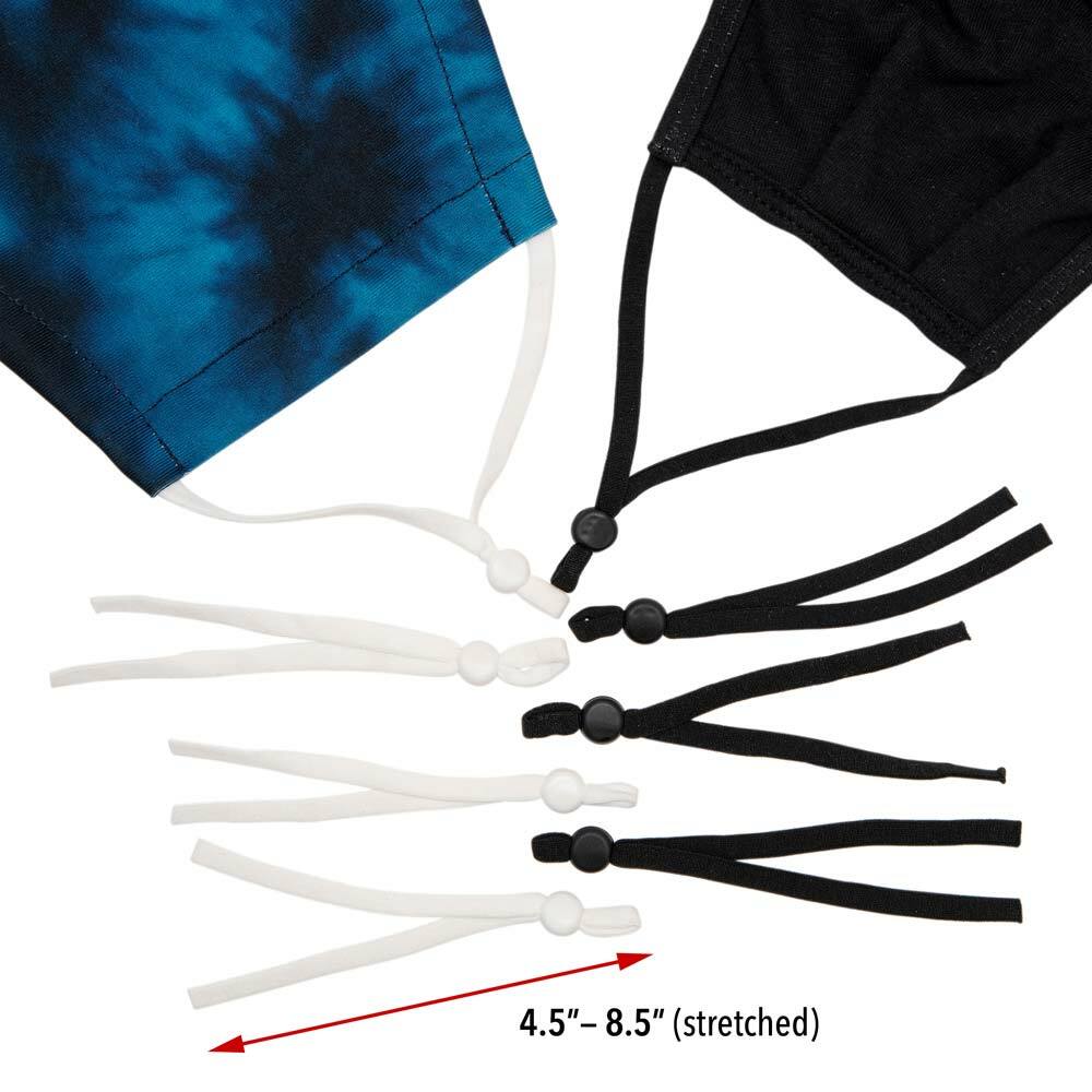 Fablastic 5mm Flat Spandex Cord 43950 12 Stretch Adjustable Ready to Attach Mask