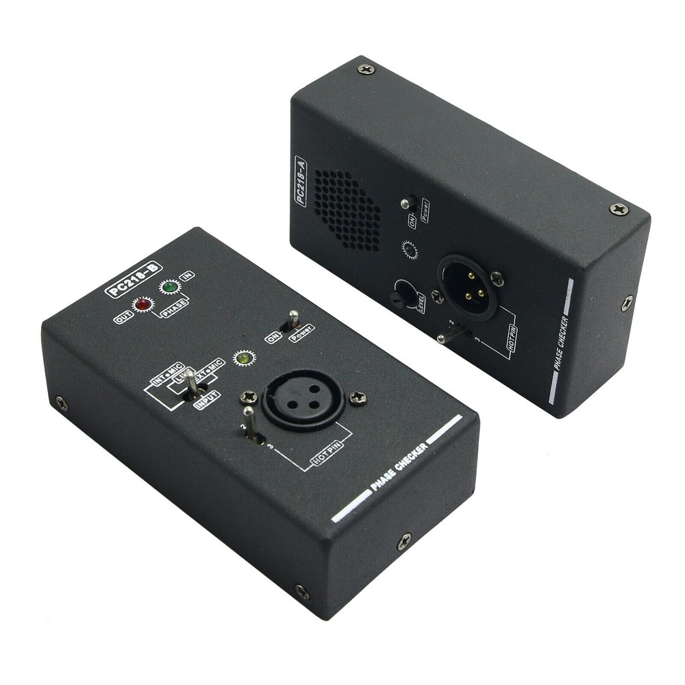 PC218 Phase Polarity Tester Checker for Speaker Microphone Sound Testing