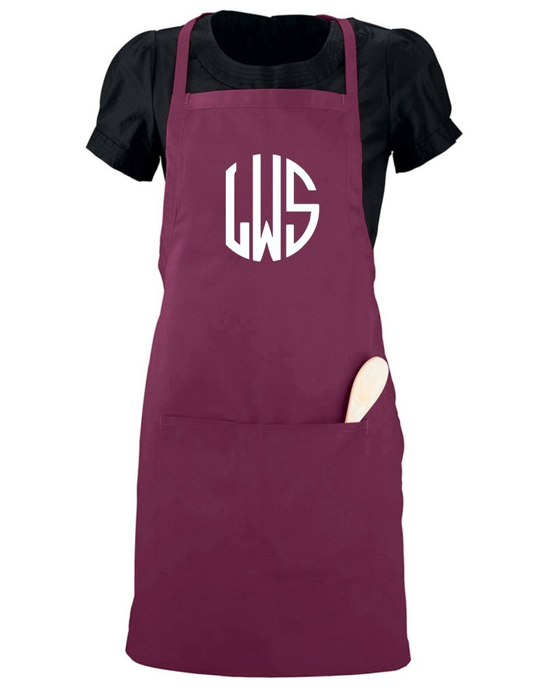 Custom Monogrammed Apron w/ YOUR INITIALS Server Size (22" x 30") monogram gift