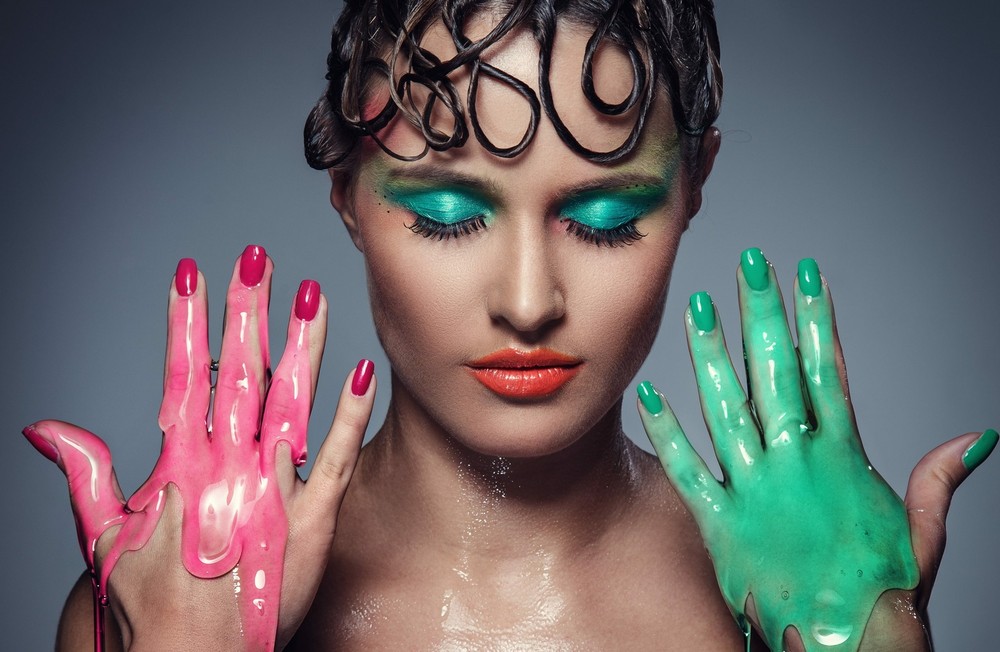 Neon Powder Purple Red