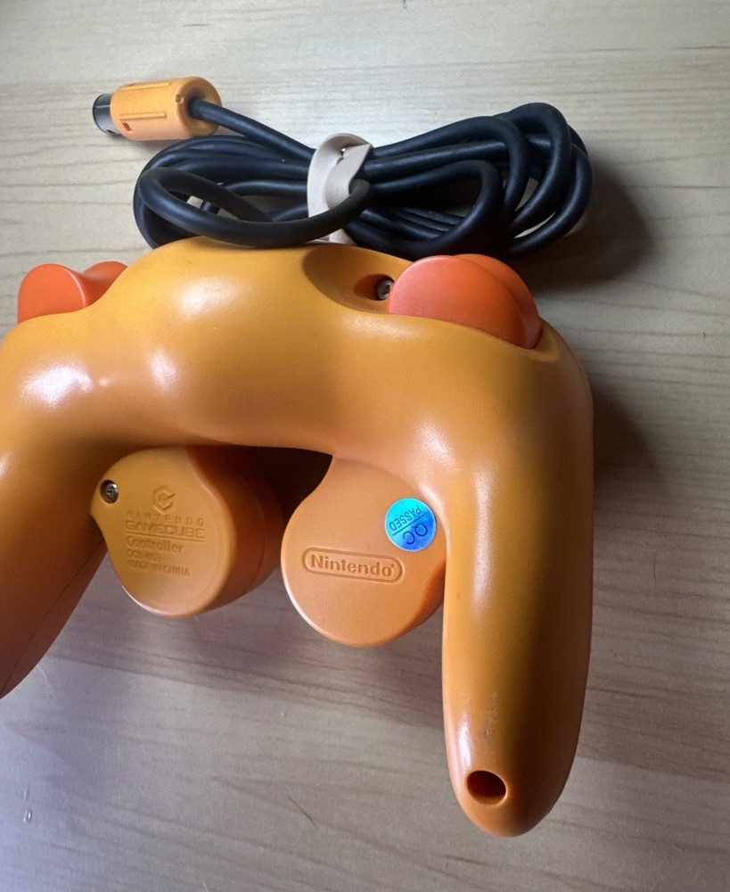 Nintendo GameCube Controller Official OEM DOL-003 Authentic Spice Orange Custom