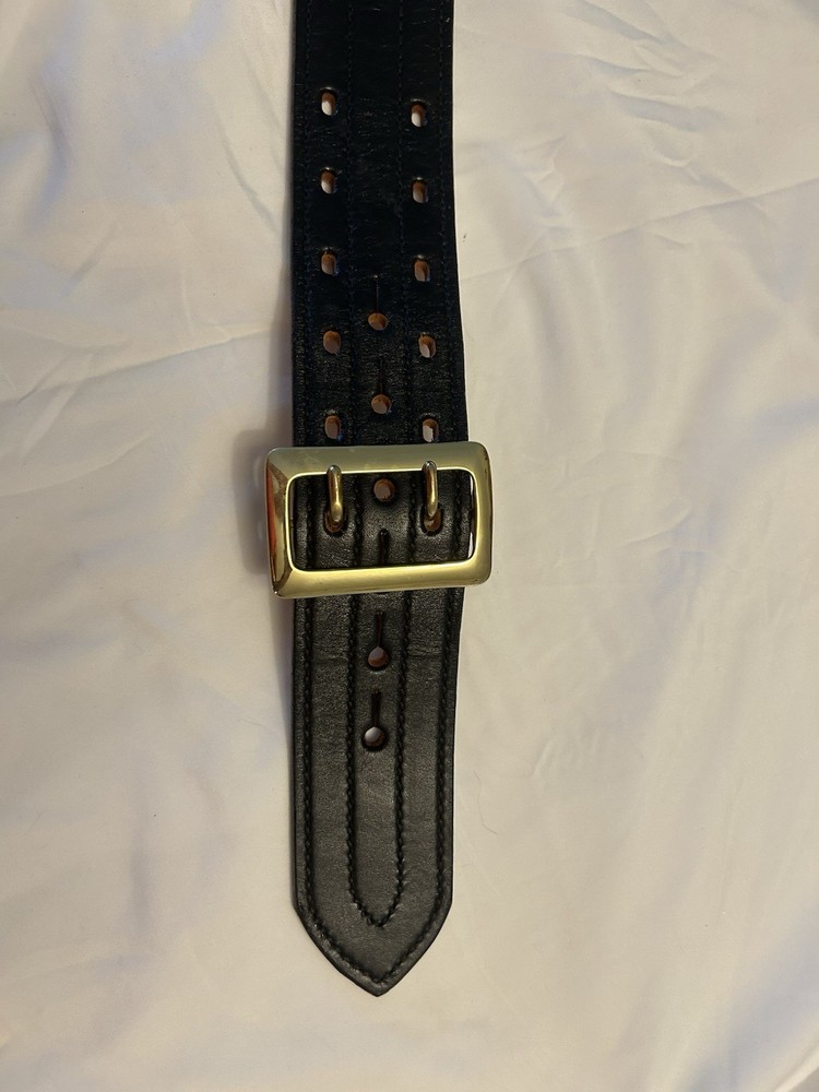 Police Leather Duty Belt- Size 34