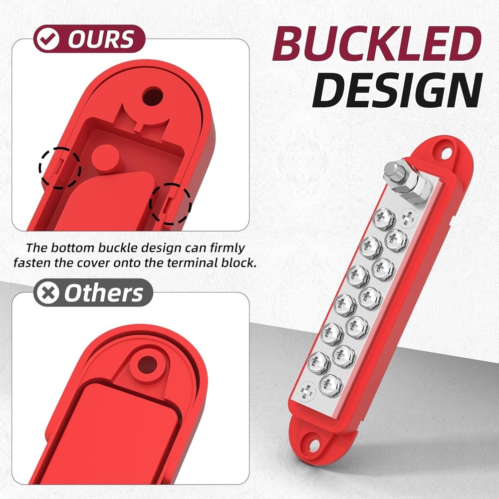 12V Power Distribution Block - Heat Resistant