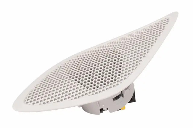 Very Light Ash Gray Windshield Driver Side Garnish Molding Speaker Grille