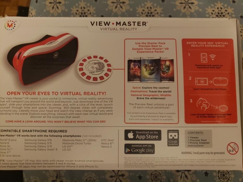 View-Master Virtual Reality Starter Pack - No Game - As Found!