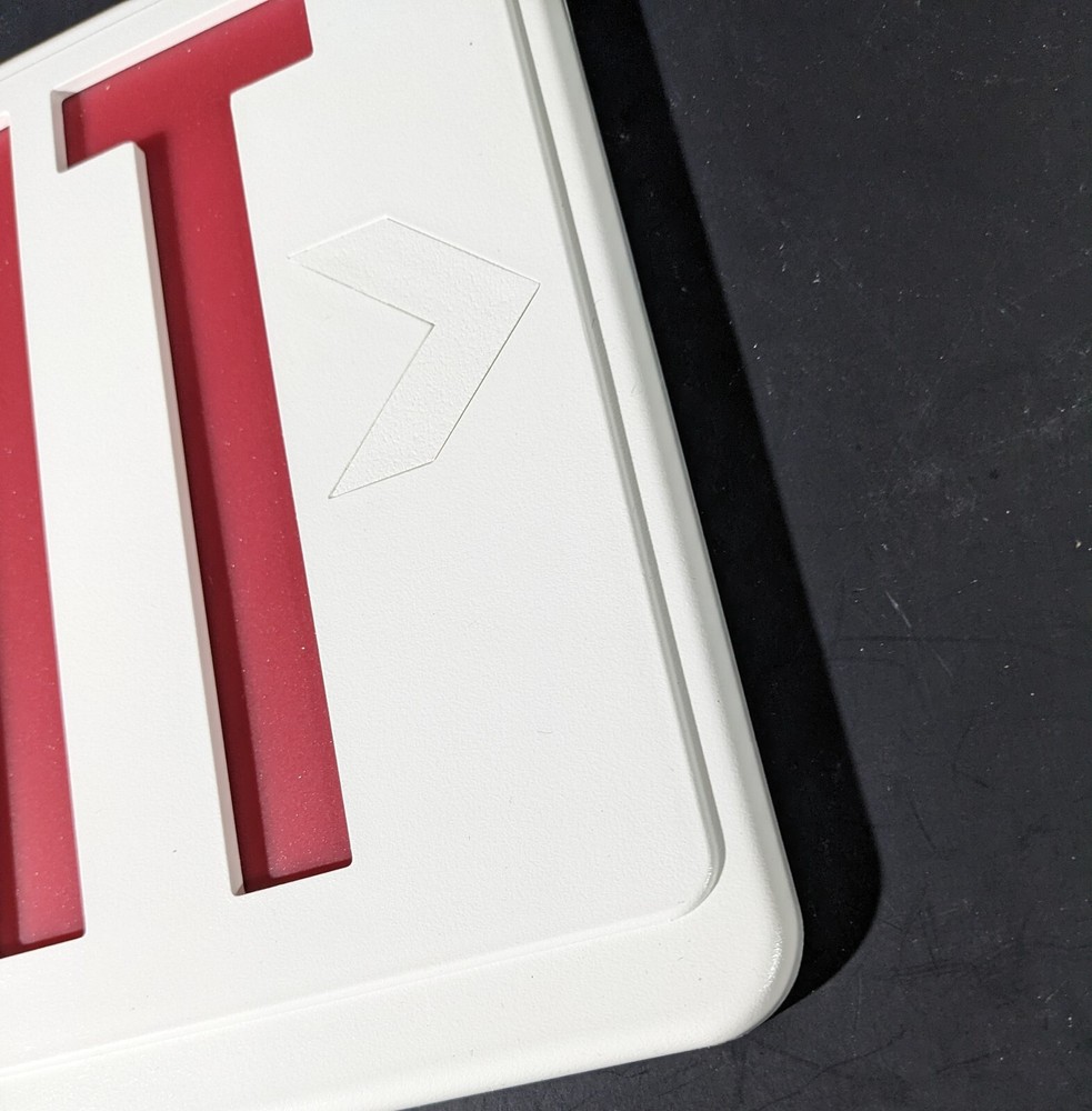 EXIT Sign Front Panel Part Replacement 1003 866 837 Plastic 1005 190 230