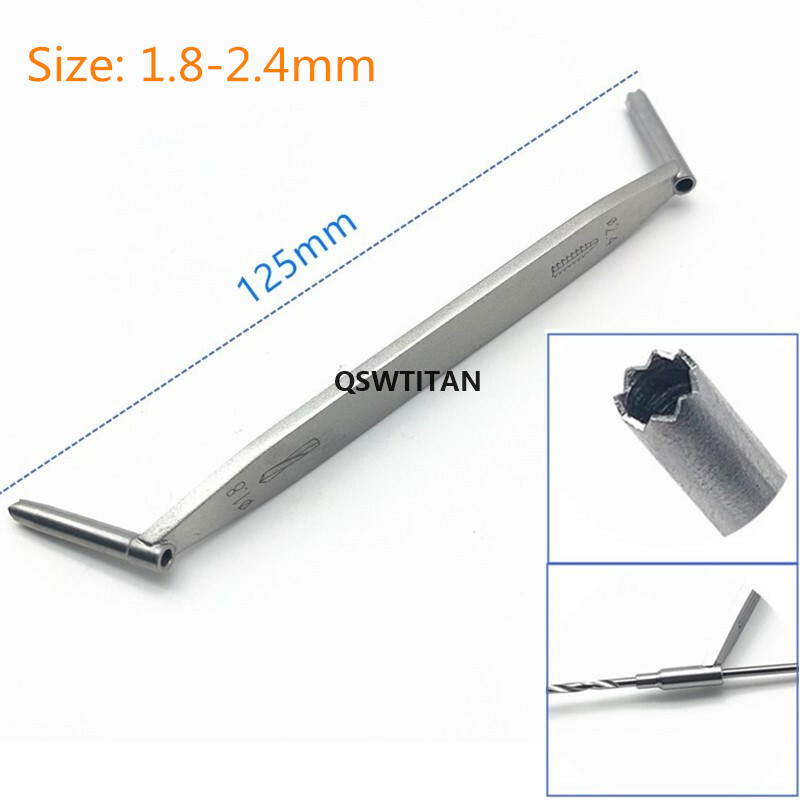 Orthopedic Drill Sleeve Pointed Drill Guide Double Bone Bits Drill Guider Sleeve