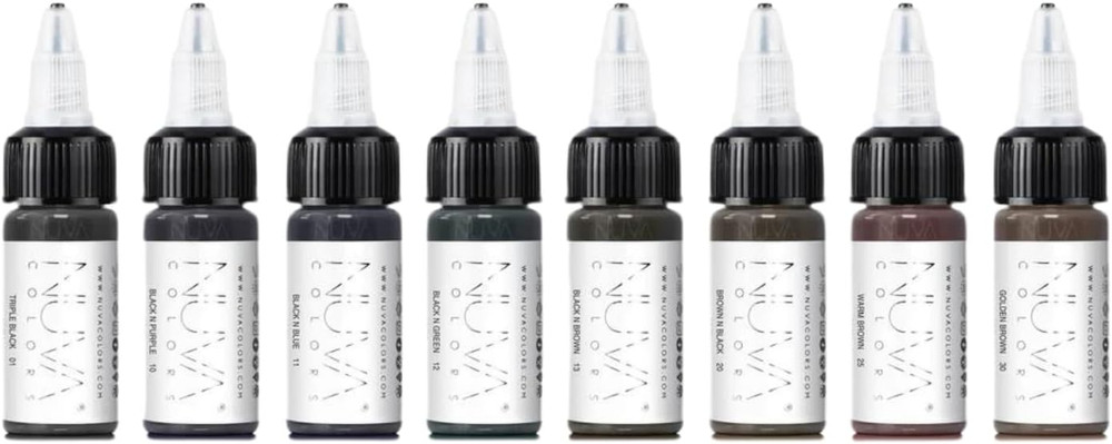 Permanent Eyeliner Pigment, Customizable, Cool Undertone for Microblading, Lash