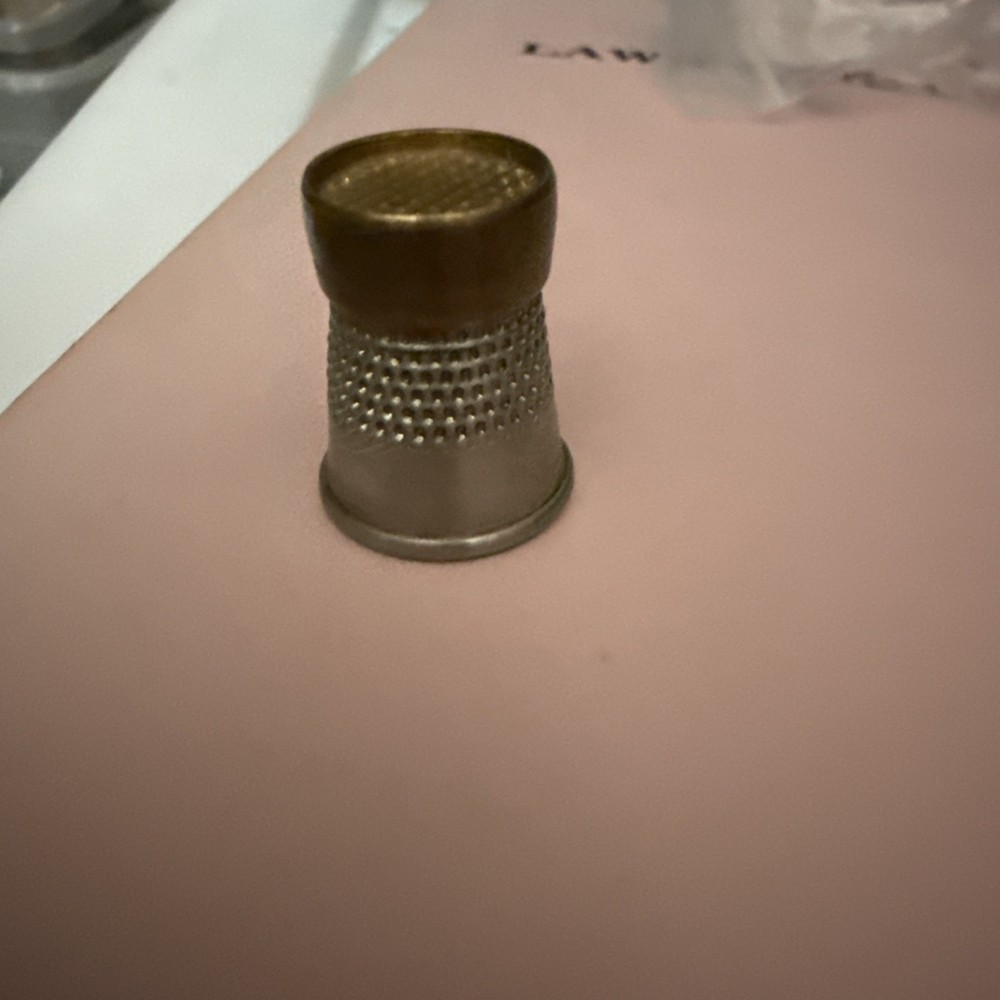 Colonial Needle SST-8 Raised-Edge Thimble-Size 8