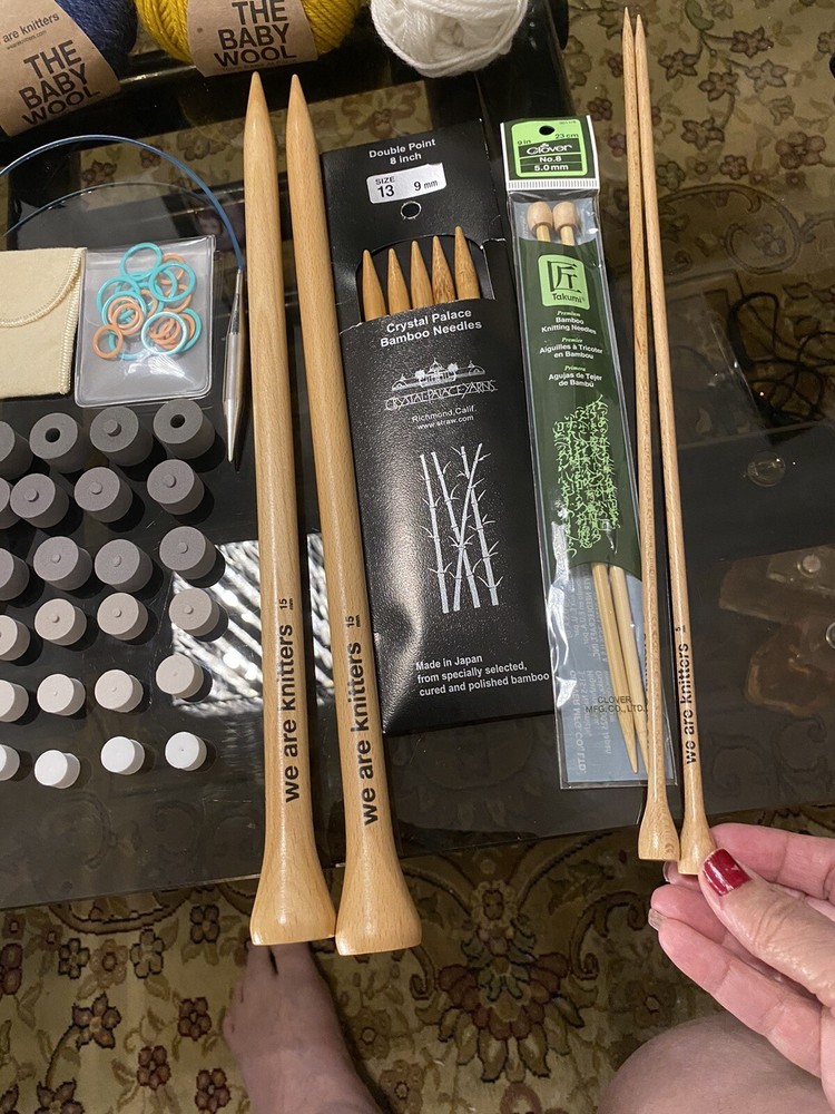 Knitters the baby wool & needles double points needles see description