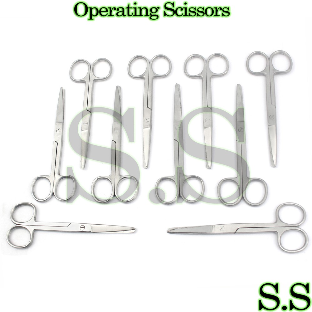 10 OPERATING SCISSORS S/B 5.5" SURGICAL. O.R. GRADE